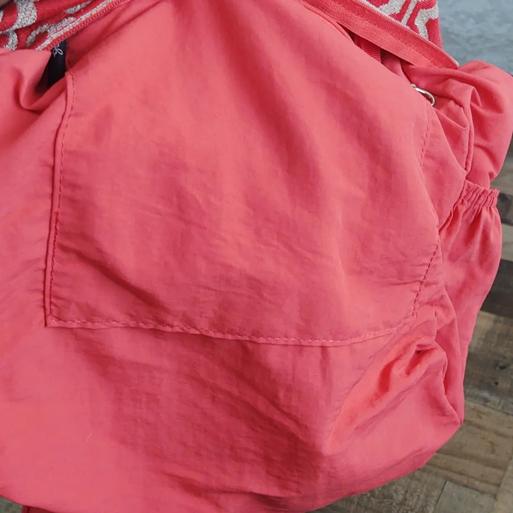 Petunia Pickle Bottom Diaper Bag Backpack Orange And Beige Tapestry